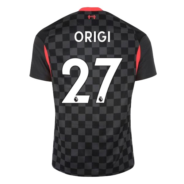 Camiseta Liverpool NO.27 Origi 3ª 2020 2021 Negro